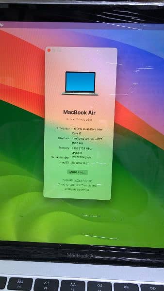 apple MacBook air 2019,13 inches,256gb,8 gb 10/10 3