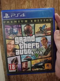 GTA 5 PS4 disc with unredmenned code
