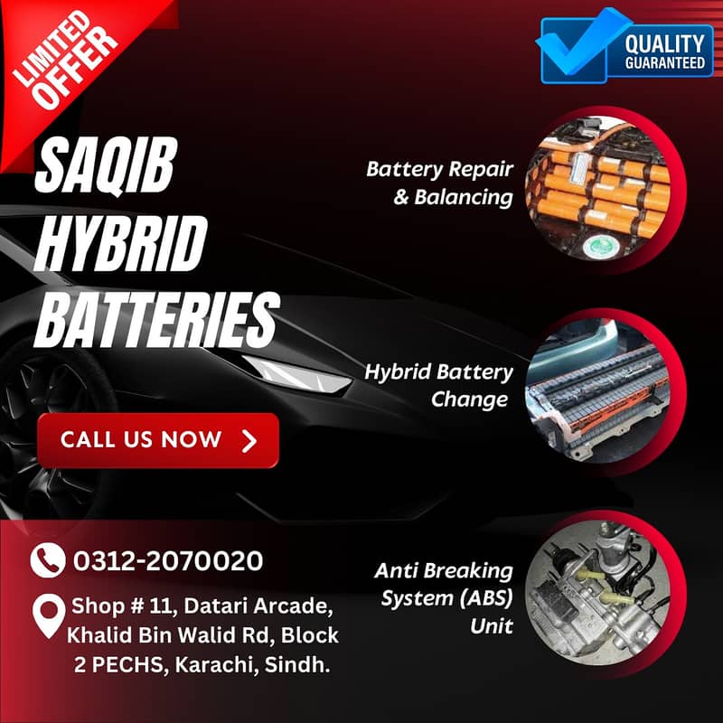 Hybrid Car Battery Toyota Aqua Toyota Prius Vezel Lexus Abs unit 0