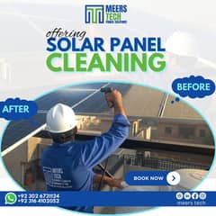 Professional solar panel cleaning service in Lahore