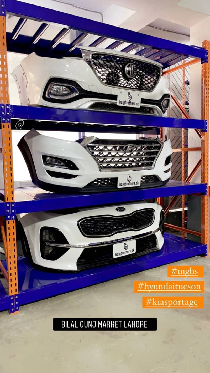 Hyundai Elantra Tucson HRV Kia Stonic Sonata Bumper Fender Grill Lite 4