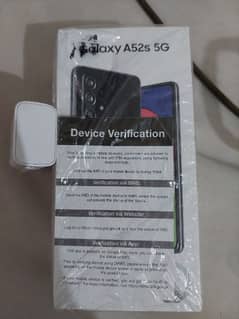 Urgent Sale Samsung A52s 5G 8/128 All asesry