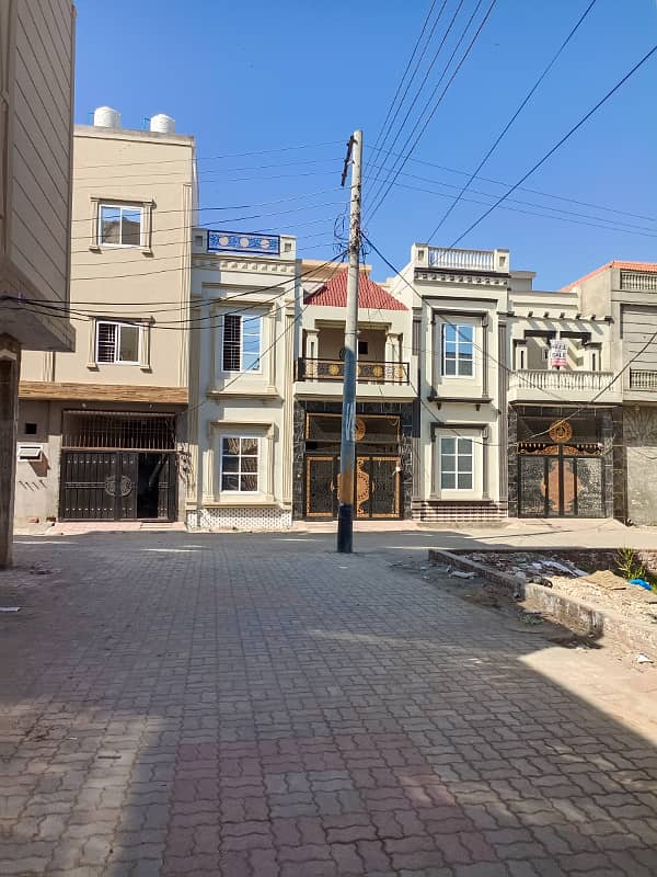 3.5 Marla New Double Story House For Sale Rizwan Colony capital road 7