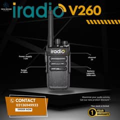 Walkie Talkie | Wireless Set Official IRADIO V260 Two Way Radio