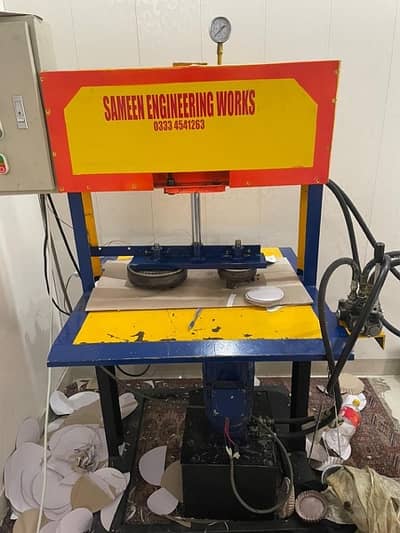 disposible paper plate machine