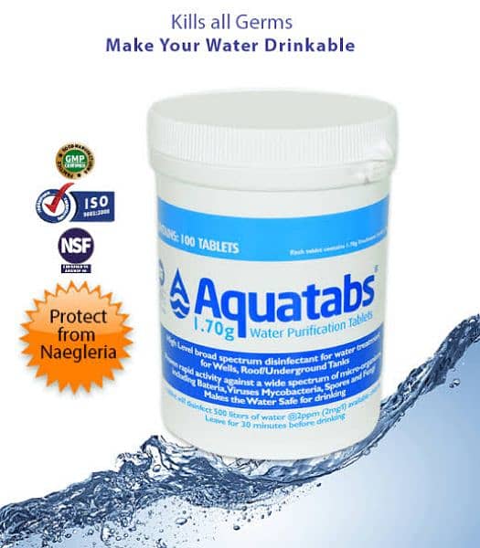 water purification tablets. 4