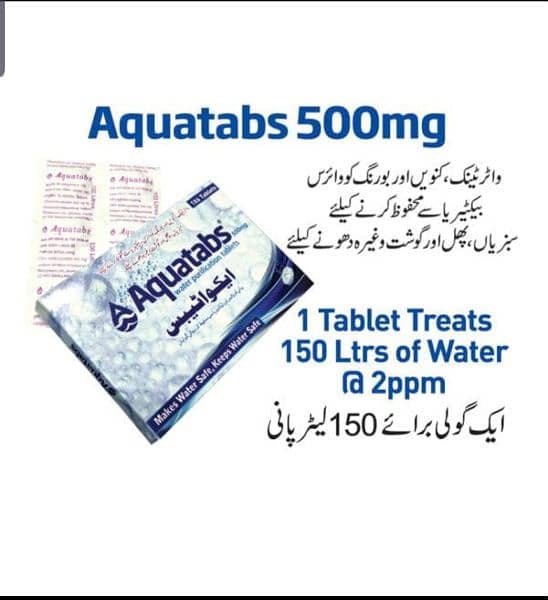 water purification tablets. 7