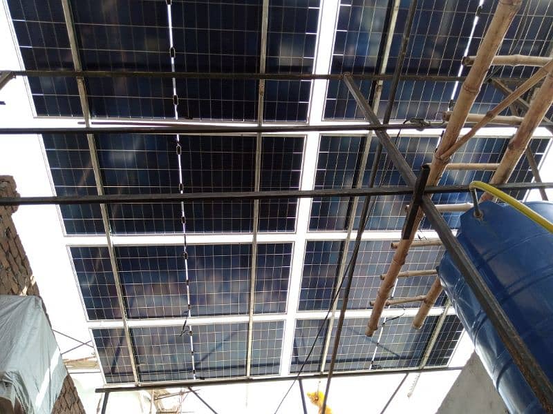 Solar Structure installation + Solar frame lgwaen 4