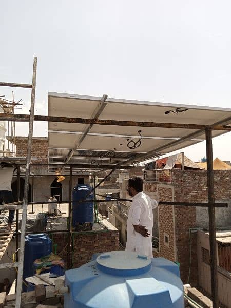 Solar Structure installation + Solar frame lgwaen 5