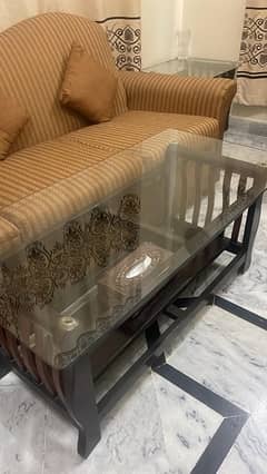 Center Table with 2 Side Tables for Sale