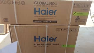 HAIER AC SOLAR HYBRID DC INVERTER & 4 SOLAR PLATES NEW 10 Y WARRANTY