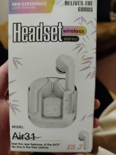 Headset wireless stereo Air 31