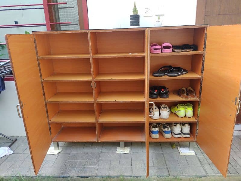 Wooden Shoe Cupboard 1