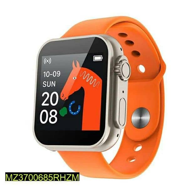 *Product Name*: D30 Ultra Smart Watch, Orange Bracelet
* 0