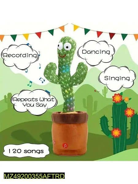 Dancing Cactus Plush Toy kids 8