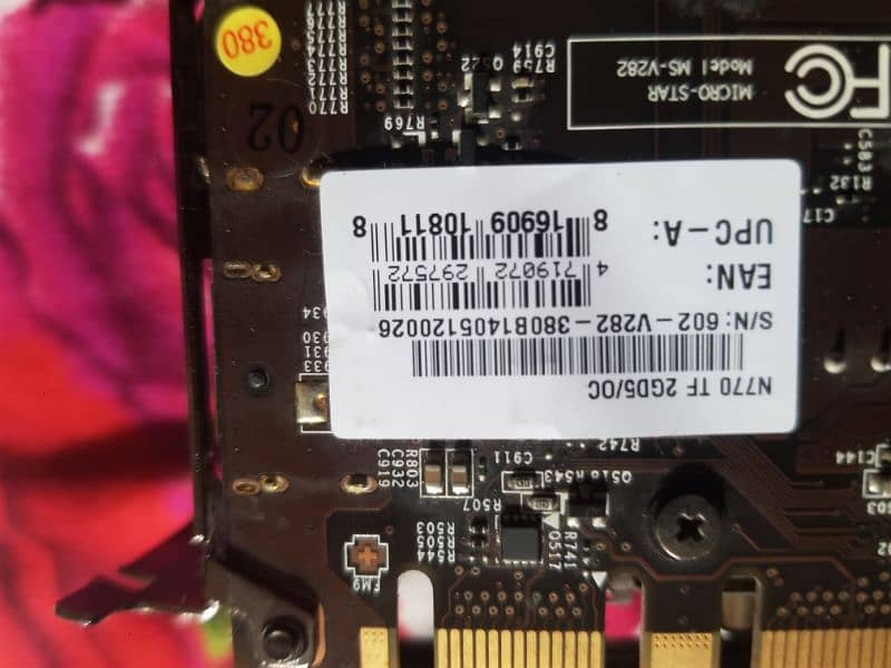 Graphic Card MSI N770 2GD5/0C. (2GB) Urgent for Sale 1