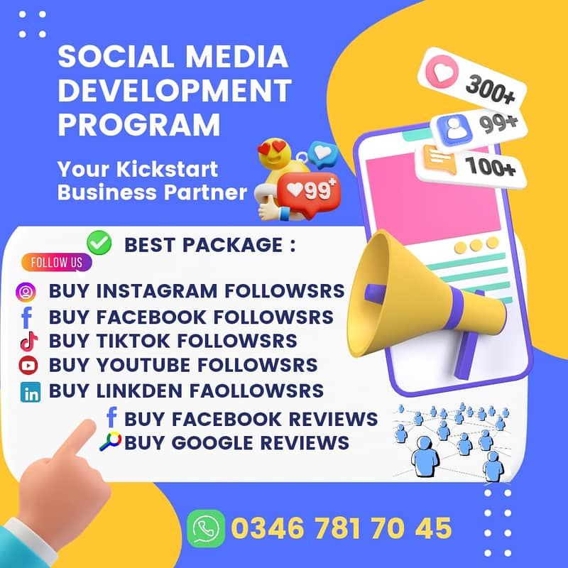 Instagram,Facebook,Youtube ,Tiktok,Followers,Likes,Views. 03467817045 0