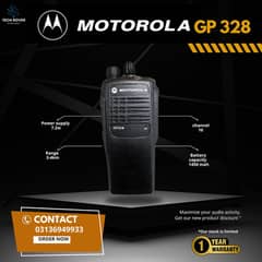 Walkie Talkie | Wireless Set Official Motrola GP 328 Two Way Radio 0