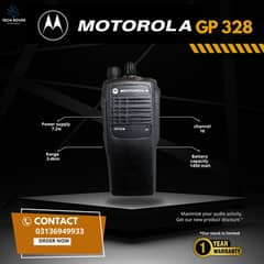 Walkie Talkie | Wireless Set Official Motrola GP 328 Two Way Radio