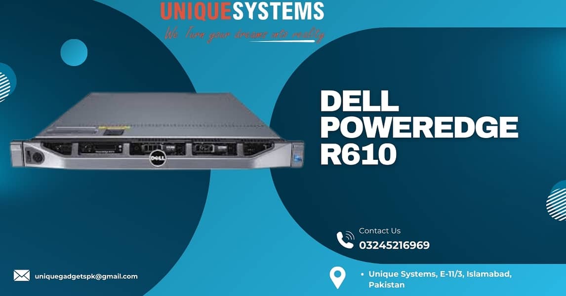 DELL POWEREDGE R610 server 0