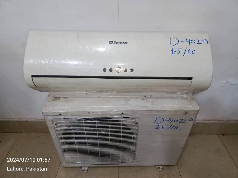 Dawlance 1.5 ton split AC D402G (0306=4462/443) marvelous awsem set 1