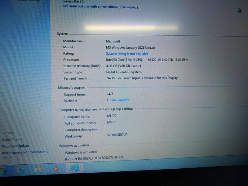 laptop for sale in used condition 1