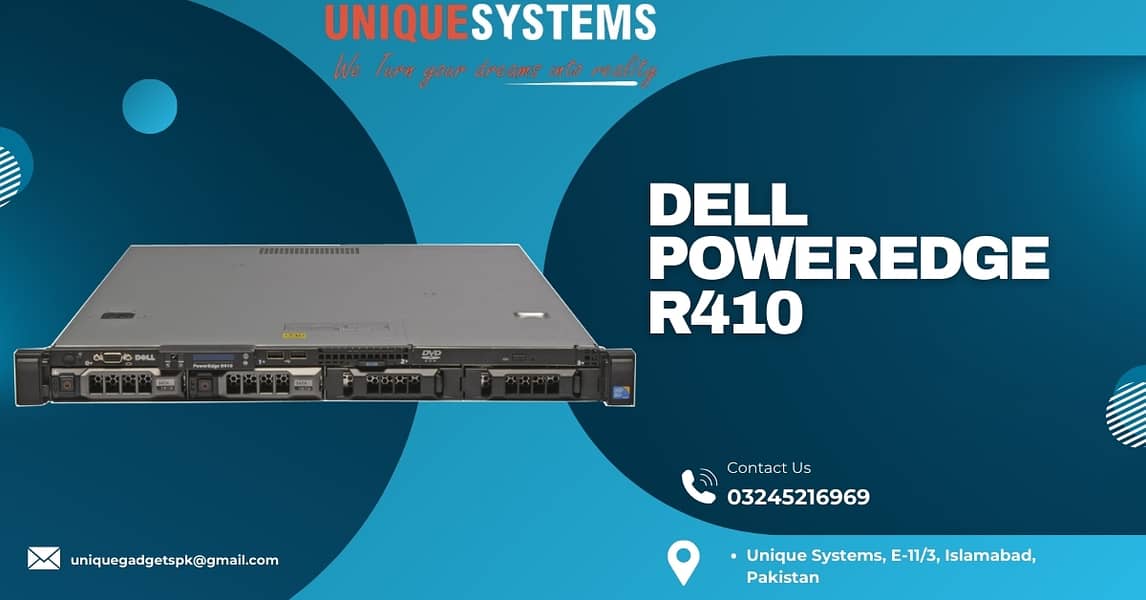 DELL POWEREDGE R410 server 0