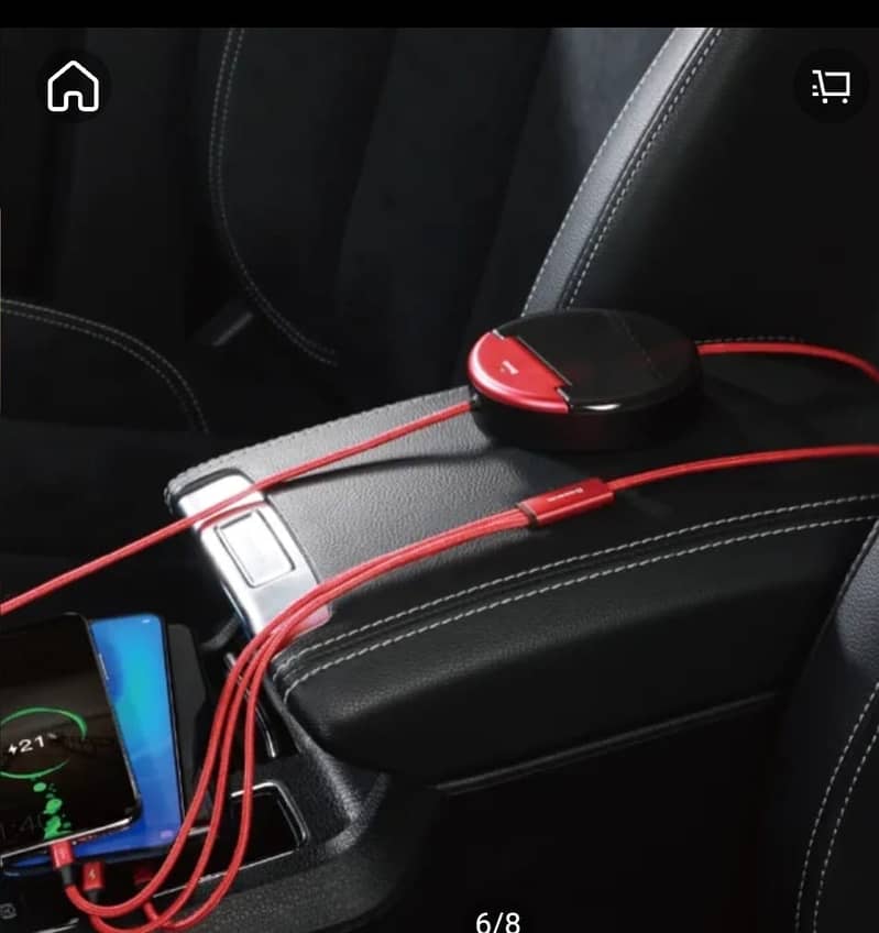 BASEUS QUICK CHARGE CAR SHARING CHARGING STATION WITH DUAL USB PORT + 2