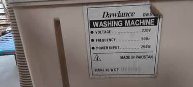 DAWLANCE WASHING MACHIN DW-5100
