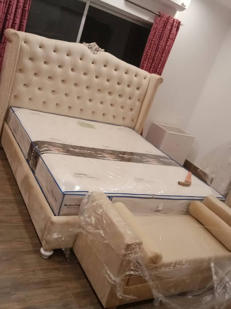 Poshish bed\Bed set\double bed\king size bed\single bed 8