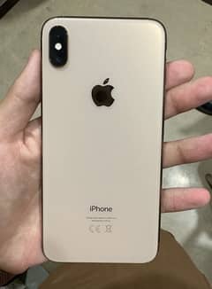 iphone xs max 256 PTA Approved Dual SIM Golden Color for SALE 0