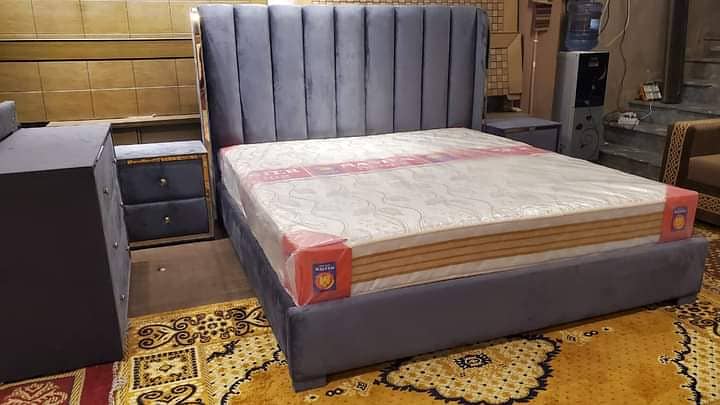 bed / bed set / double bed / king size bed / poshish bed / furniture 6