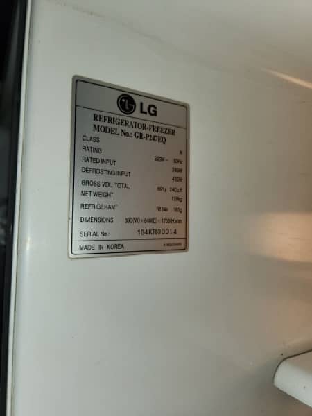 LG Double Door Fridge for sale 10