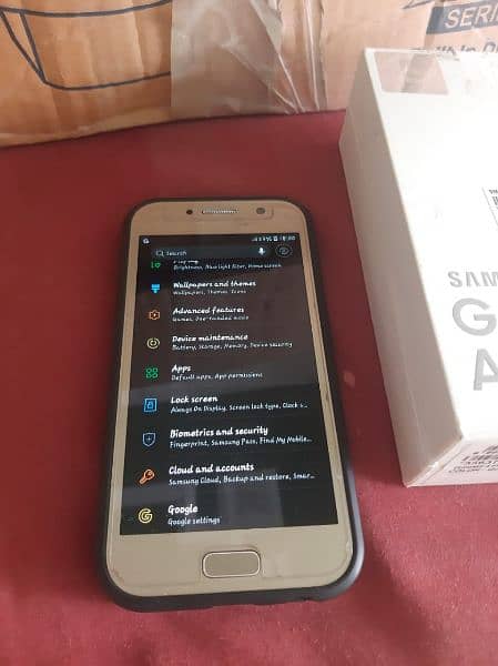 Samsung A5-2017 with Box & Charger 2