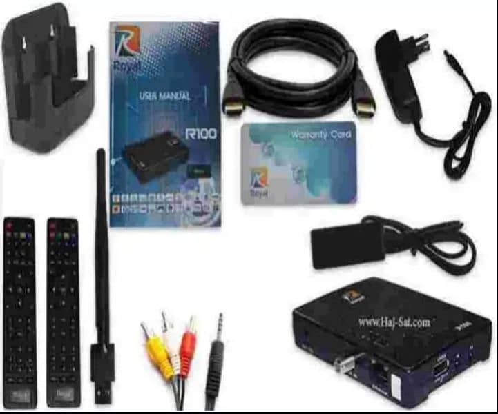 Royal R100 IPTV-HD BOX - WiFi multimedia - 3D - Full HDLow Stock 2