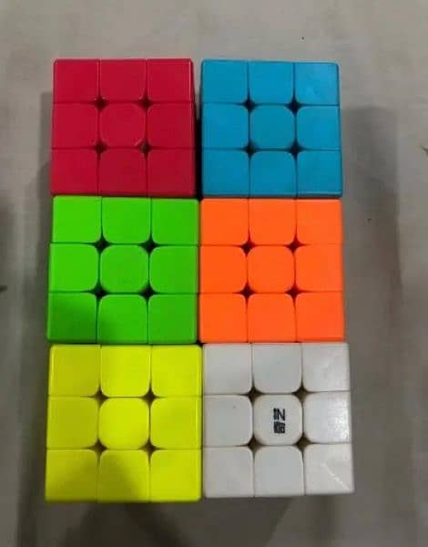 qiyi 3x3 force cubes pack of 6 0