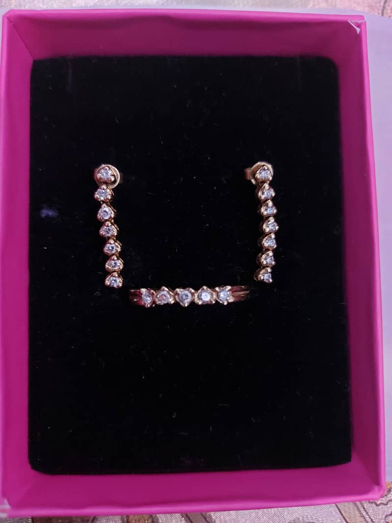 Diamond Earrings and Ring. 0