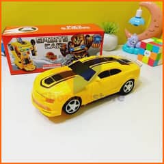 Auto Robot Car, Toys for kids , Car for kids, Yellow Car, Robot Car