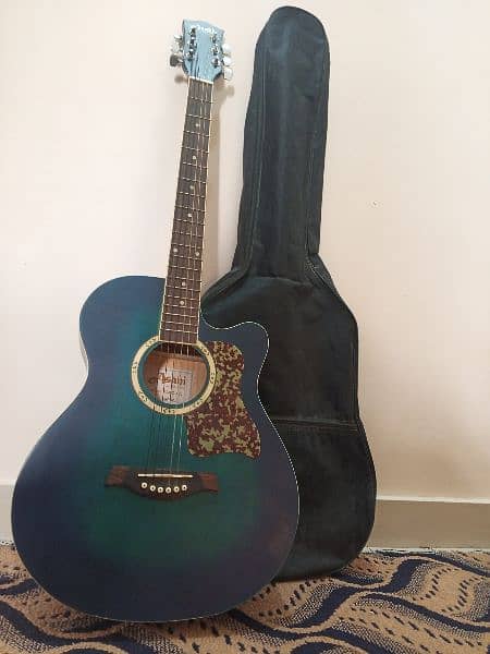 Guitar with bag, picks and L key 6