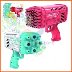 Bubble Gun, Gun for toys , Two Caps 0