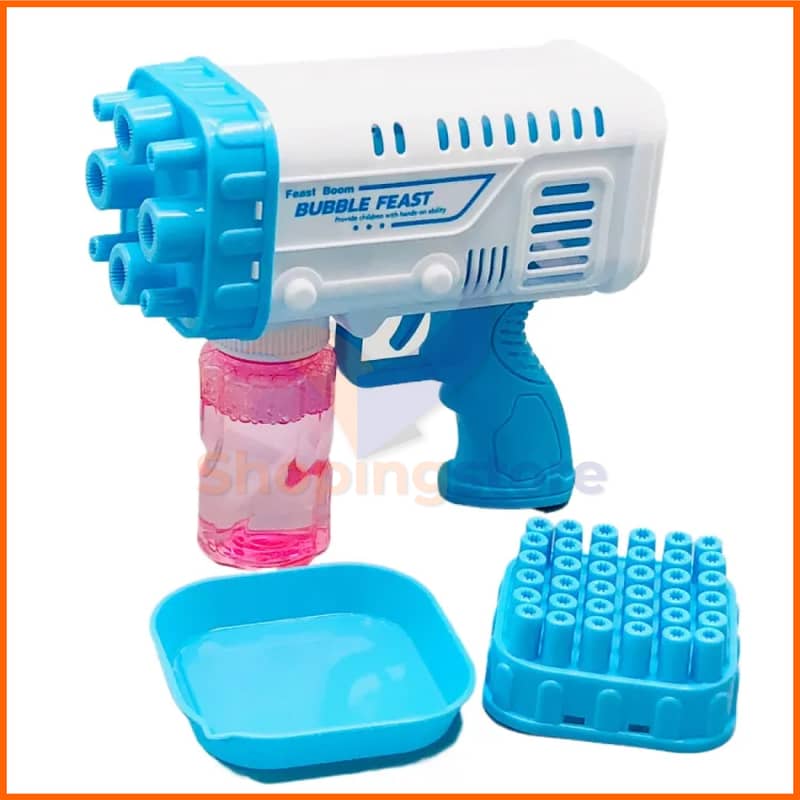 Bubble Gun, Gun for toys , Two Caps 1