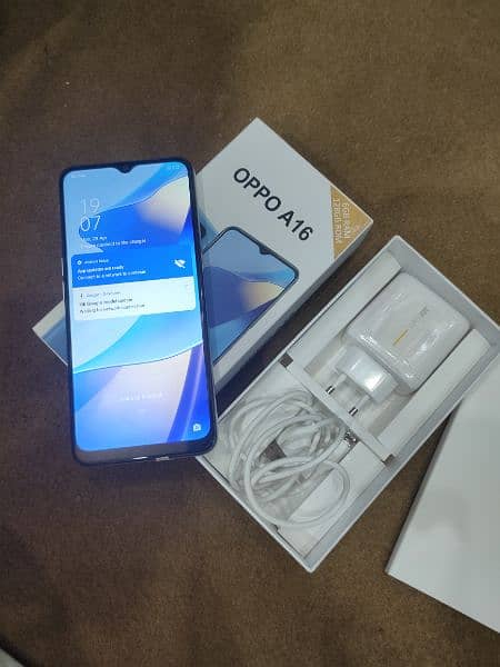 Oppo a16 6/128 with Box charger 3