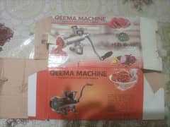 Qeema machine with handle