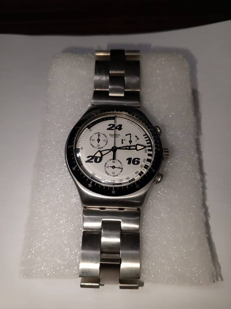 swatch irony stainless steel 4