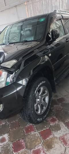 Prado 2008 registred 2013 black 2700 seven seater  ful petrol Lahoreit