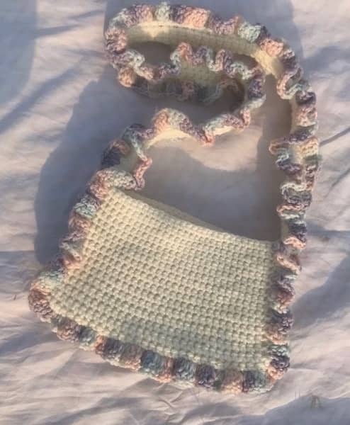 Crocheted bag 0