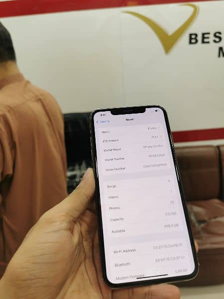 I phone XS Max 512gb PTA APPROVED PHYSICAL DUAL SIM. 122000 PKR 15