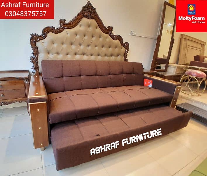 Double bed/Sofa cum bed/Double cumbed/Sofa/L Shape/Combed/Centre table 14