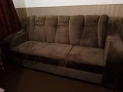 6 Seater new sofa 10 saal warranty Foam or 5 saal lkri ki