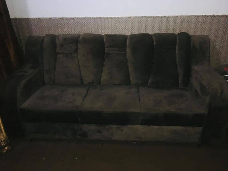 6 Seater new sofa 10 saal warranty Foam or 5 saal lkri ki 3